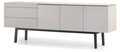 Zdjęcie produktu dla Elegancka beżowa komoda z drewna o nowoczesnym designie