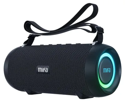 Image de Haut-parleur Bluetooth portable, 60 W, étanche IPX7, avec éclairage LED RGB et une autonomie de 30 heures