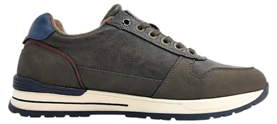 Imagen del producto de Zapatos deportivos para hombre Mustang, color marrón, estilo cordones, ideales para uso diario