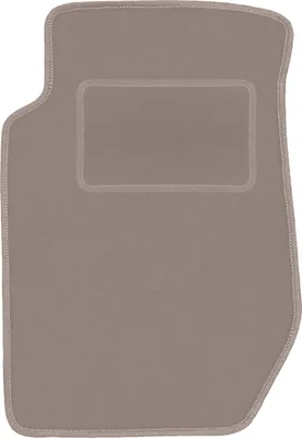 Produktbild von Fahrerfußmatte Velours beige passend für Kia Sportage I (1995-2004, SUV) – mit Befestigungen – passgenau