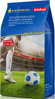 Produktbild von Kiepenkerl Kicker-Stadionrasen 1 kg Klotzbeutel Profi-Line
