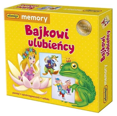 Produktbild von ADAMIGO Märchenfavoriten Memory-Spiel Adamigo 07356