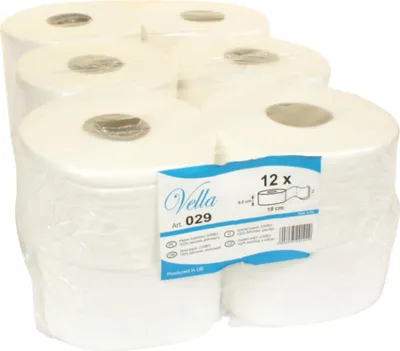 Zdjęcie produktu dla Vella Papier Toaletowy Celuloza Dwie Warstwy Delikatny Chłonny 12 Rolek