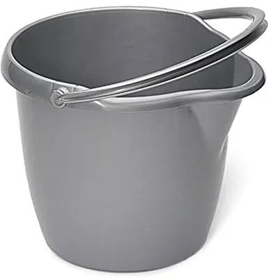 Produktbild von Kunststoff Haushaltseimer mit Ausguss - 12 Liter Wasserbehälter für Reinigung