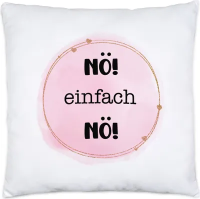 Produktbild von Nö! Einfach Nö! Kissen inkl. Füllung Lustig Sarkasmus Büro Mitarbeiterin Kollegin Geschenk Beste Freundin