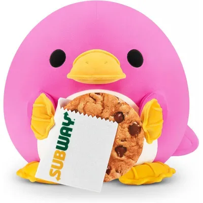 Image de Zuru Snackles ornithorynque Subway Snackle peluche avec nourriture 20cm grand