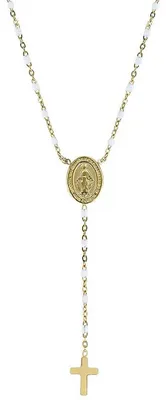 Produktbild von Halsketten   Rosenkranz Amen Gold   Kollektion Acciaio - frau