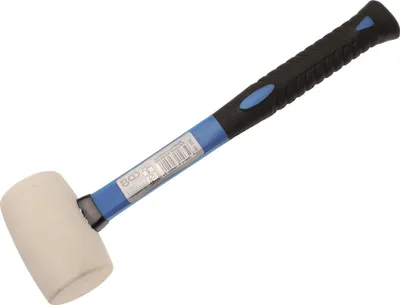 Produktbild von BGS 1965 Gummihammer, weißer Kopf, Ø 48 mm, 250 g