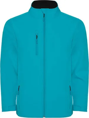 Produktbild von Roly SS6436 | Herren Nebraska Softshell Jacket, Wasser- und Windabweisend - Farbe: Aquamarine 236 - Größe: M