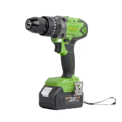 Produktbild von Procraft PA18BL Akku Schlagbohrschrauber 20 V 50 Nm Brushless + 2x Akku 4,0 Ah + Ladegerät + Koffer