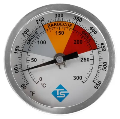 Produktbild von INF Bimetall-Thermometer 0-300℃/50-550℉ Edelstahl für Grill & Ofen