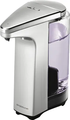 Produktbild von simplehuman Sensorspender mit Seifenprobe, gebürsteter nickel - 237ml - 4,7x4,7x41,5 cm; ST1023