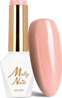 Produktbild von Molly Nails Yoghurt Sweet Eclair HEMA/Di-HEMA-freier Hybrid-Nagellack, 8 g, Nr. 127