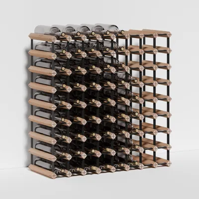 Image de Raxi, Classix 3072X Casier à vin, hêtre, 72 bouteilles