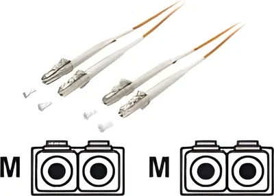 Produktbild von EFB Duplex Jumper LC-LC 9/125, OS2, LSZH, gelb, 2mm, 7.5m