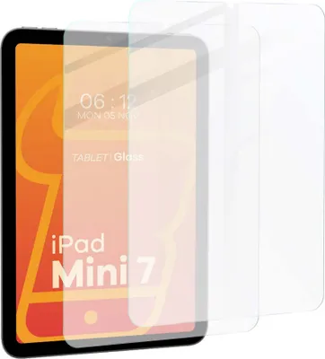 Produktbild von Bizon Glas Tab Klar Apple iPad Mini 7. Generation 2024 / iPad Mini 6. Generation 2021 [2 PACK]