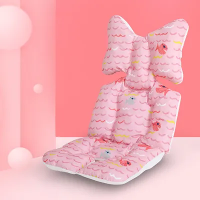 Produktbild von Universal Sitzauflage für Kinderwagen, Buggy Kindersitz und Babyschale, Atmungsaktive Sitzeinlage, Cover Kinderwagen Kissen für kinderwagen,Kinderwagen Sitzauflage Sitzpolster (L)