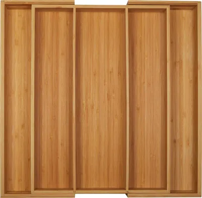 Produktbild von ORGA-BOX Bambus Besteckeinsatz ausziehbar 3 - 5 Fächer 350 / 580 x 470mm