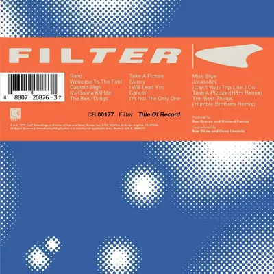 Obrázek produktu pro Filter: Title Of Record (20th Anniversary Edition)