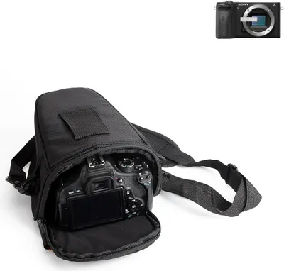 Produktbild von K-S-Trade Kameratasche Fototasche Schultertasche Umhängetasche kompatibel mit Sony Alpha 6600 Colt  für Systemkameras Schutzhülle bag