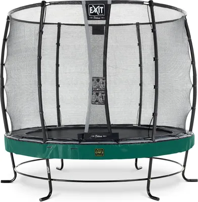 Image de EXIT Elegant Premium Trampoline ø253cm – avec Filet de sécurité – Rond – Vert