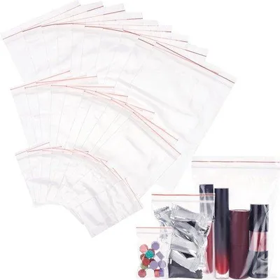 Obrázek produktu pro Sada přepravních obalů – recyklovatelné sáčky s uzávěrem – různé velikosti (6–15 × 4–10 cm) – cca 100 kusů