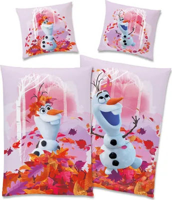 Produktbild von Frozen Die Eiskönigin Olaf Summer Bettwäsche Linon / Renforcé