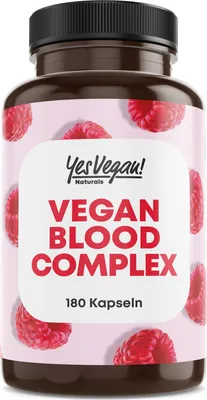 Produktbild von Eisen Komplex Kapseln vegan (180 Kapseln für 6 Monate) mit 20 mg Eisen Bisglycinat I Eisen hochdosiert – 6er Set (6 x 180 Kapseln)