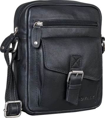 Produktbild von ROYALZ "Knoxville" kleine Ledertasche Herren Vintage Männer Umhängetasche Mini Messenger Bag Schultertasche klein
