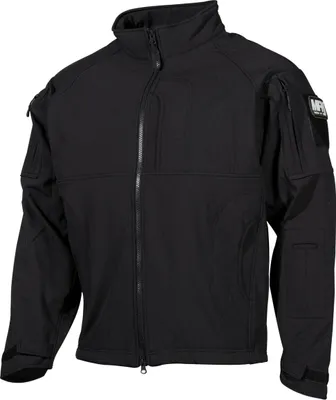 Produktbild von MFH Professional Soft Shell Jacke, "Liberty", schwarz