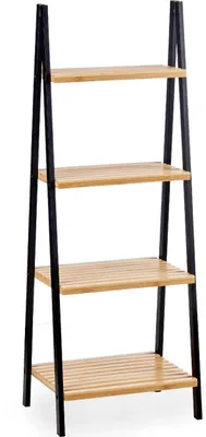 Obrázek produktu pro Regál BAMBOO GLOW, 40 x 30 x 109 cm, černý