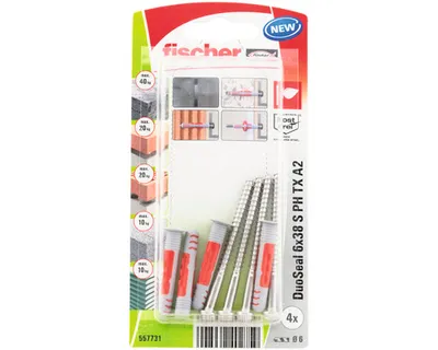 Obrázok produktu pre Fischer 557731, 4 kusov