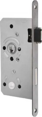 Zdjęcie produktu dla Zamek wpuszczany OBI K3 3-klasowy mechaniczny 78/55/20 WC RIGHT stal polerowana