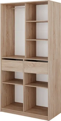 Produktbild von Kleiderschrank Vicco Elmo Sonoma 100 x 200 cm mit 2 Schubladen, Model 50197