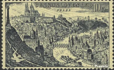 Produktbild von Briefmarken Tschechoslowakei 1955 Mi 898 postfrisch Städte