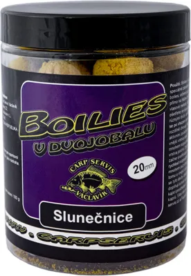 Produktbild von Karpfen Servis Václavík boilies in doppelter Umhüllung Sunflower 20mm 180g