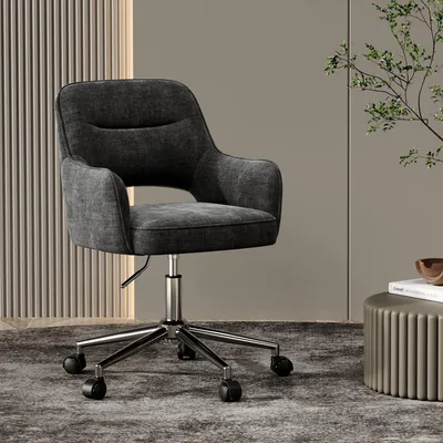 Productafbeelding van MALOL Draaistoel, fauteuil voor de woonkamer, in hoogte verstelbaar, moderne relaxfauteuil