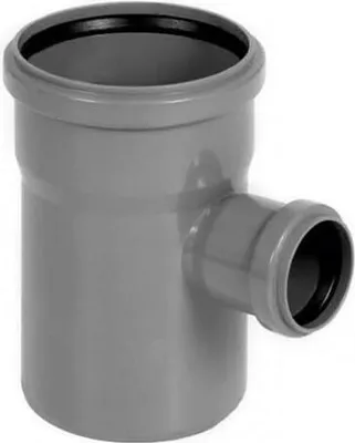 Produktbild von HT T-Stück Verbinder DN 50/50 67.5° Grau | Abwasser Kanalrohrsystem