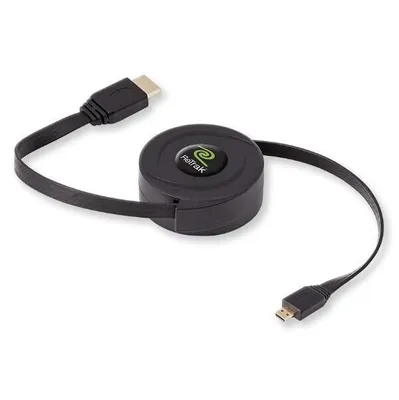 Produktbild von ReTrak EUCABLEHDAD, 1,52 m, HDMI Typ A (Standard), HDMI Typ D (Mikrofon), 10,2 Gbit/s, Schwarz