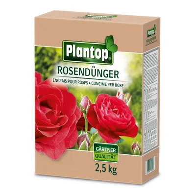 Produktbild von Rosendünger organisch-mineralisch NPK mit Magnesium 2,5 kg für alle Rosenarten
