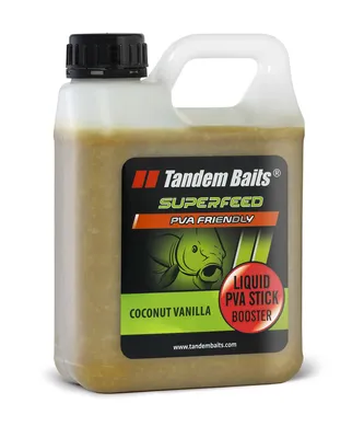 Produktbild von Tandem Baits SuperFeed Liquid PVA Stick Booster Coco Vanilla Karpfen, Karpfen Angeln ohne Mühe, Köder zum Große-Fische-Angeln, Karpfenzubehör für Profis & Hobby-Angler 1 ml