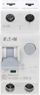 Produktbild von Differenzialschutzschalter 2P 25A 0,03A Typ A xPole Home HNB-C25/1N/003-A 195141