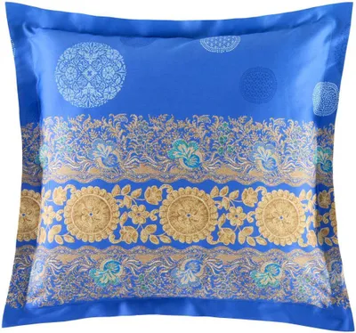 Produktbild von Bassetti Satin-Kissenhülle einzeln PALLAVICINO Farbe C1 AZURBLAU Größe 40x40