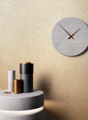 Produktbild von NEWROOM Tapete Gold Vliestapete Beton - Betonoptik Uni Putz Zement Putzoptik Industrial Einfarbig