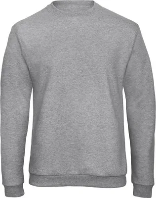 Produktbild von Herren-Sweatshirt - B&C ID.202 50/50 - heather grey - Größe XS