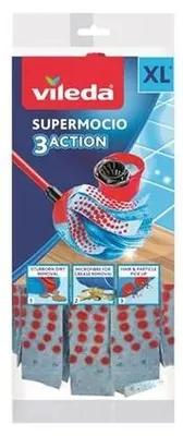 Obrázok produktu pre Mop, mikrovlákno, VILEDA  "Supermocio  3Action", modrý