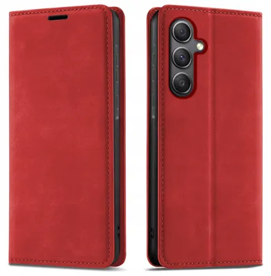 Produktbild von Klapphülle für Samsung A34 5G – verschließbar, magnetisch, Holster + Displayschutzglas