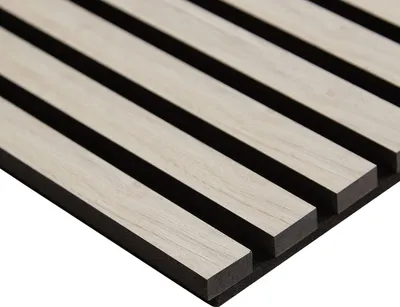 Obrázok produktu pre Homestyle4u Akustický panel 60x120, drevo, sivý, nástenné panely, panely do obývacej izby, stropné panely, obklady stien