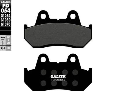 Image de Plaquettes de frein Galfer - métal fritté