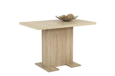 Produktbild von Hela Tische, Esstisch Lisa - Nachbildung Sonoma Eiche - ausziehbar - Säulengestell - Maß 110-150x70cm